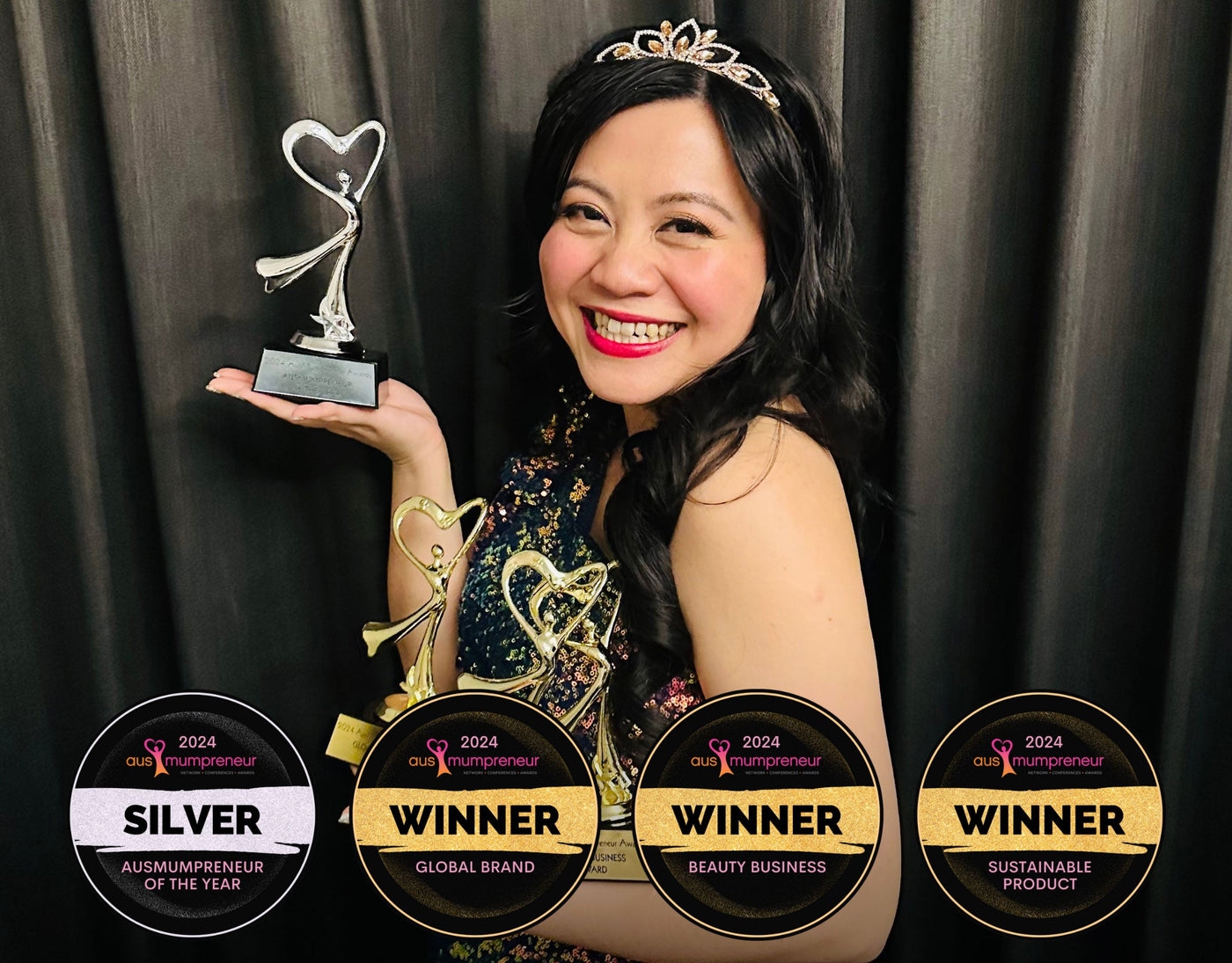 Melvory Wins 4 Awards at the 2024 Ausmumpreneur Awards