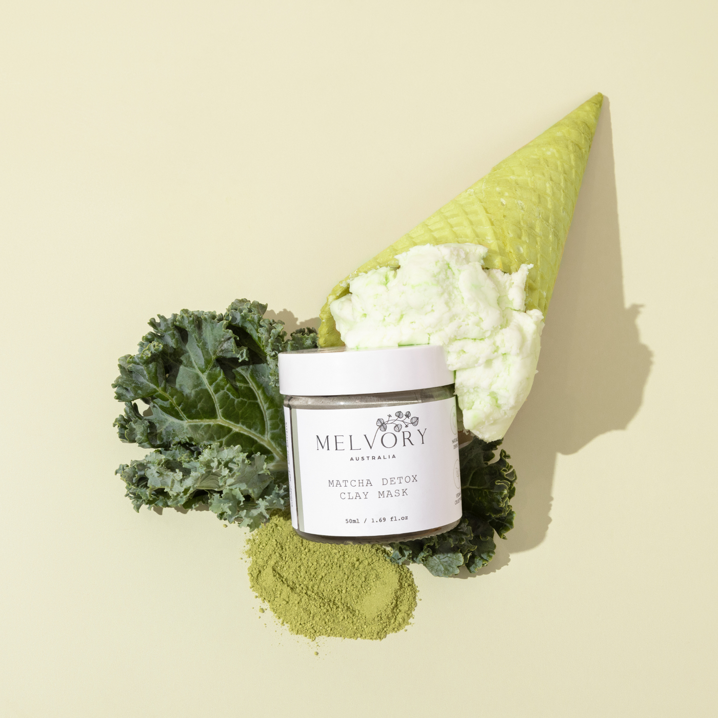 Matcha Sorbet Detox Clay Mask with Free Brush