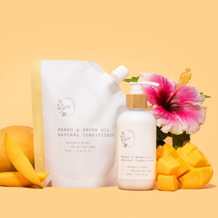 Conditioner + Refill Set (Mango &amp; Argan Oil)