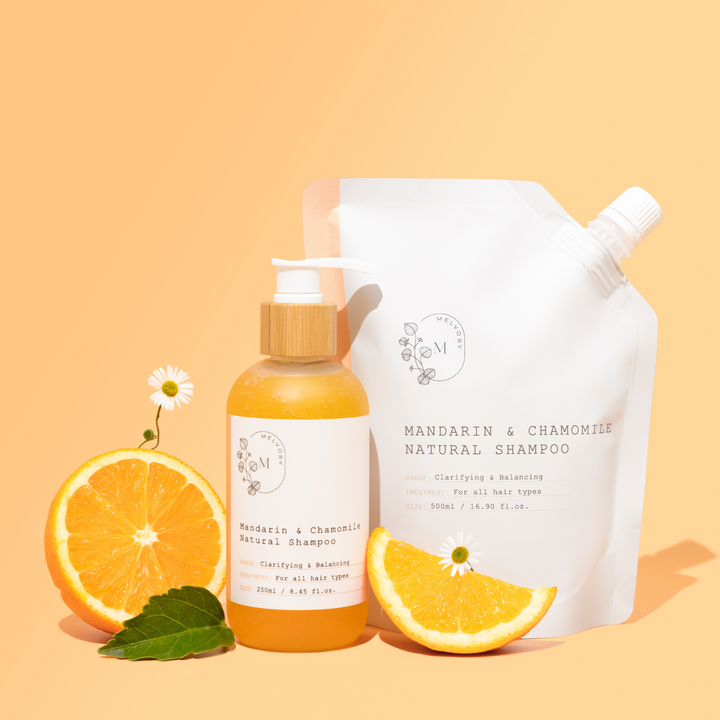 Shampoo + Refill Set (Mandarin &amp; Chamomile)