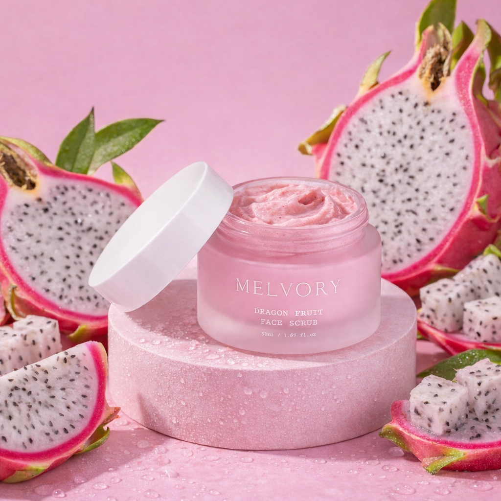 Dragon Fruit Brightening Face Scrub