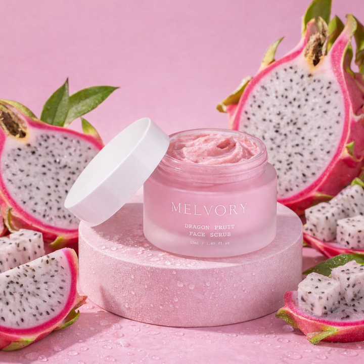 Dragon Fruit Brightening Face Scrub