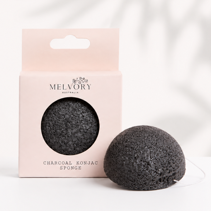 Charcoal Konjac Sponge (Facial Exfoliator)