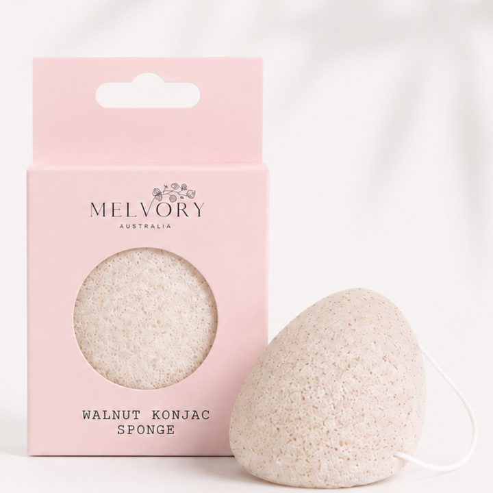 Walnut Konjac Sponge (Face &amp; Lip Scrub)