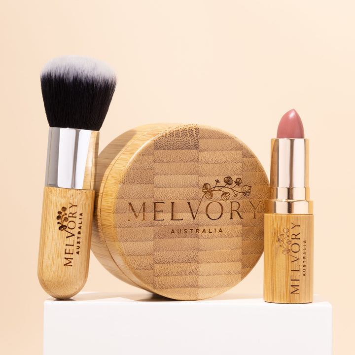 Powder Foundation &amp; Lipstick Set