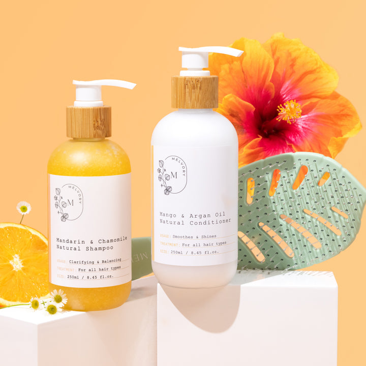 SHAMPOO, CONDITIONER &amp; HAIR BRUSH BUNDLE