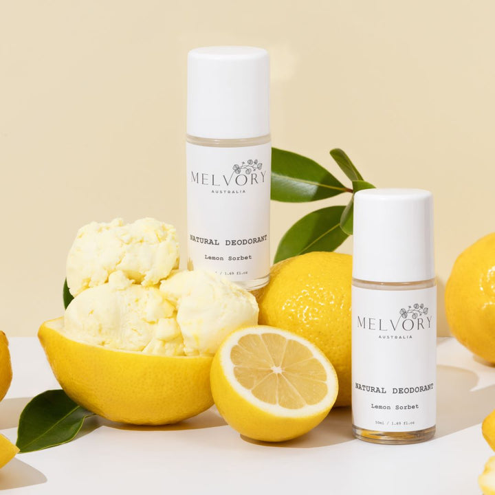 Natural Deodorant Lemon Sorbet Bundle. Buy 4 get 1 Free!